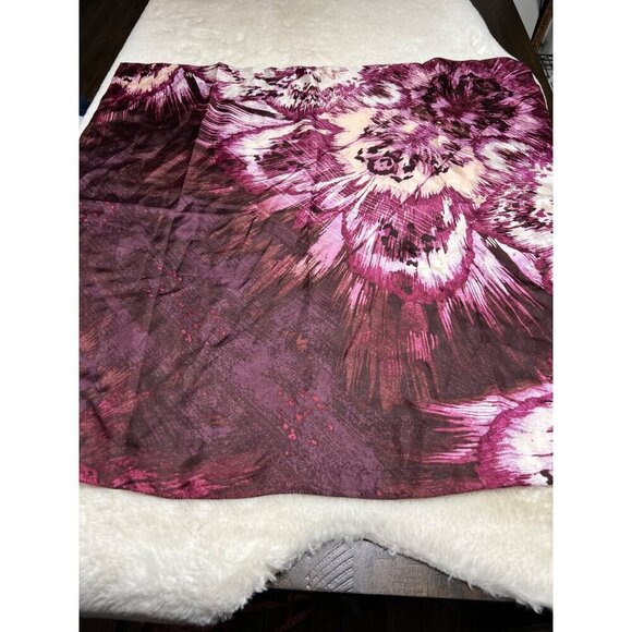 Vince Camuto multicolored big Flower scarf - Picture 1 of 7